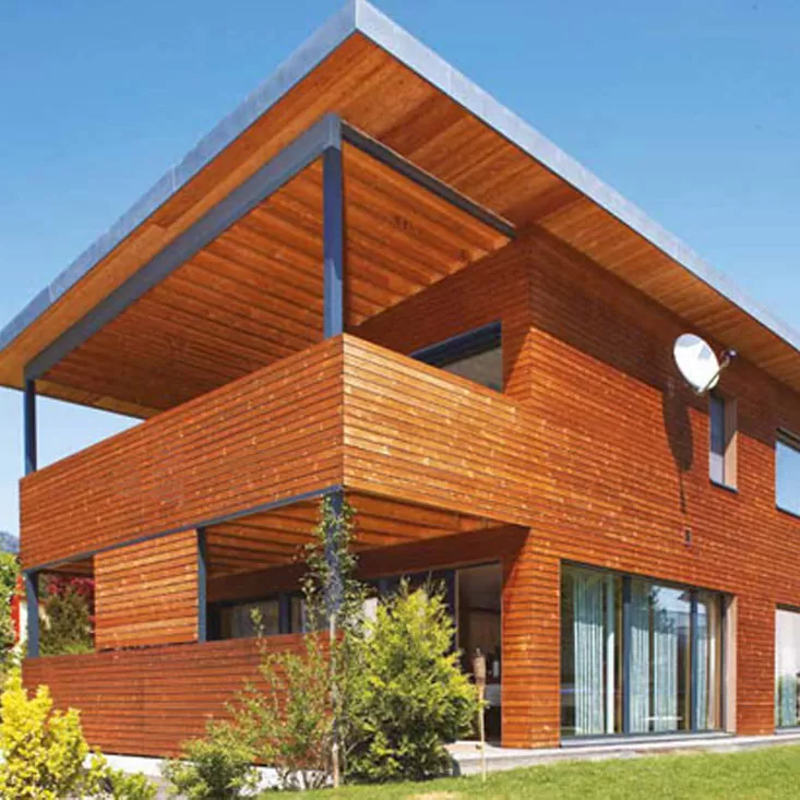 نمای چوبی ساختمان + نحوه استفاده از چوب در نمای ساختمان