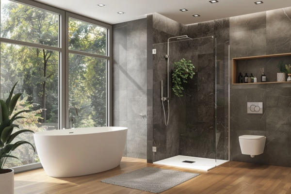 نوع درب و مکانیزم بازشو در کابین دوش شیشه ای