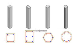 تعداد میلگرد در ستون بتنی دو طبقه(بررسی سیر تا پیاز)