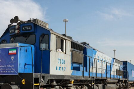 قطارهای کانتینری روسی در راه تهران