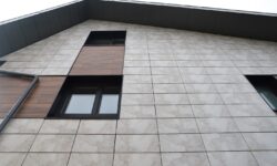 شاهکار پرسلان سرامیک مخصوص خطوط معماری نمای مدرن