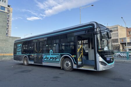 سومین خط اتوبوس در منطقه ۲۰ برقی‌سازی شد