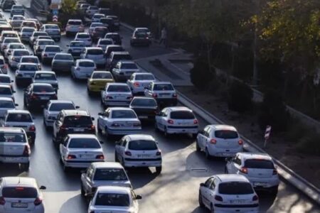 ترافیک سنگین در معابر اصلی تهران