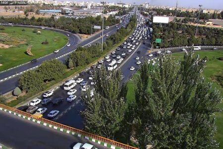 اعلام آخرین وضعیت ترافیک تهران در مسیرهای پرتردد