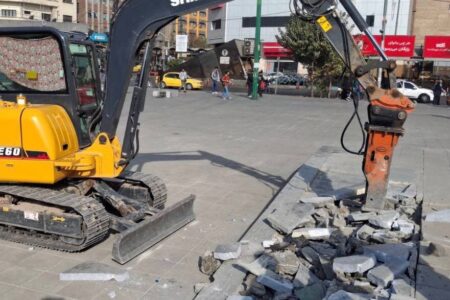 آغاز عملیات بهسازی و ساماندهی محوطه مجموعه تئاتر شهر