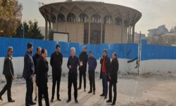 بازدید شهردار منطقه ۱۱ تهران از روند بهسازی حاشیه معابر تئاتر شهر