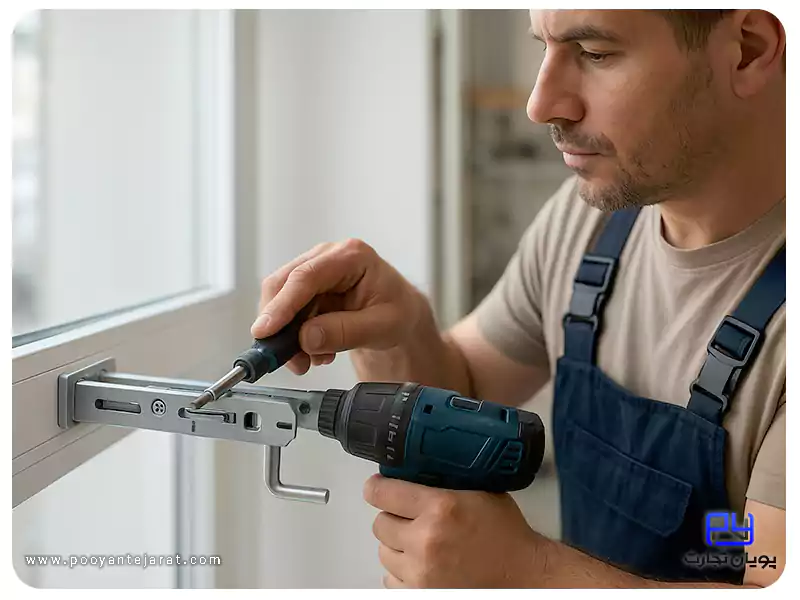 نصب درب و پنجره دوجداره آلومینیوم