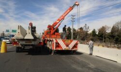 آغاز اجرای عملیات احداث پهلوگاه بزرگراه آزادگان