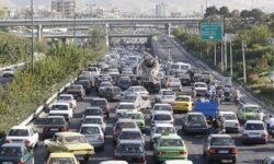 ترافیک عادی و روان در اکثر معابر تهران