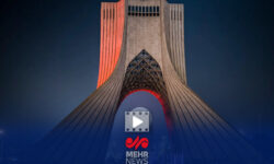 برج آزادی تهران چهره مادرانه به خود گرفت