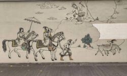 مرمت دیوارنگاره شاهنامه پس از ۱۰ سال در خیابان کریم‌خان