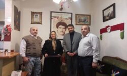 دیدار و تکریم خانواده شهید اقلیت روبرت لازار با حضور شهردار منطقه ۱۱