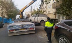 اجرای طرح جمع‌آوری خودروهای فرسوده در منطقه ۱۴ تهران