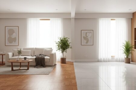 پارکت بهتر است یا سرامیک؟ مقایسه کامل از نظر قیمت، دوام، نظافت و دکوراسیون