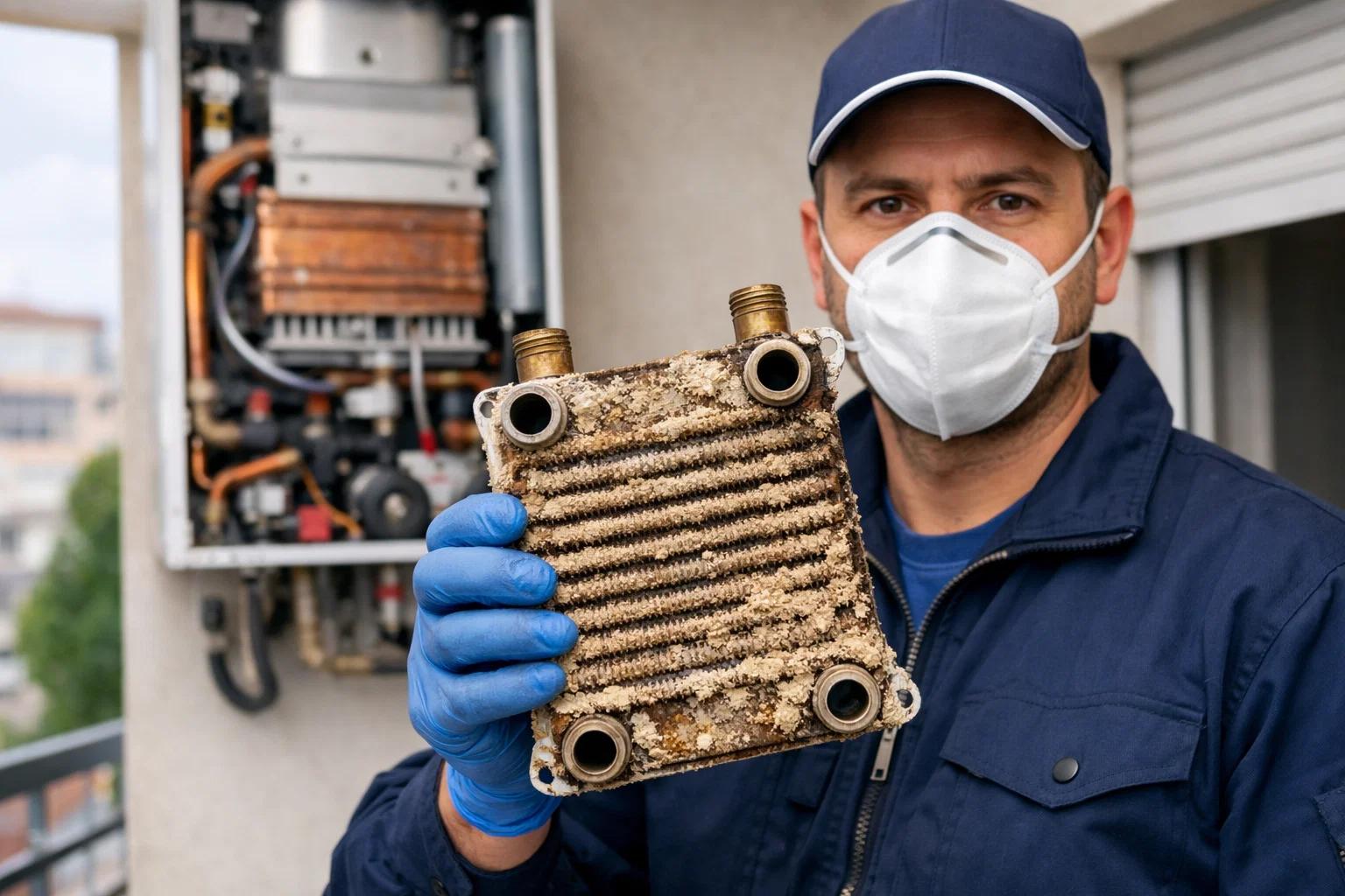 رسوب گرفتگی مبدل حرارتی پکیچ