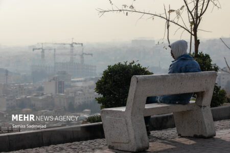 هوای تهران در وضعیت نارنجی و آلوده است