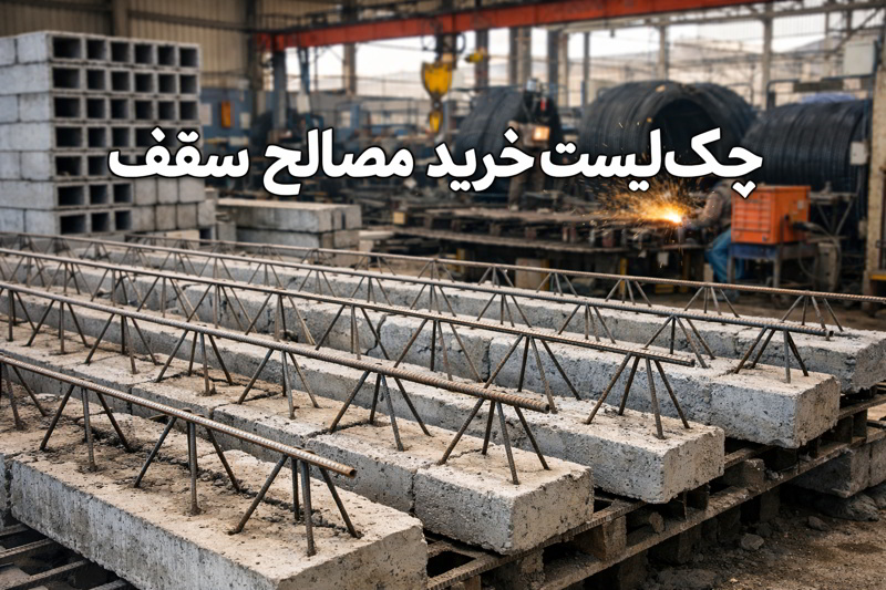 چک‌لیست خرید مصالح سقف