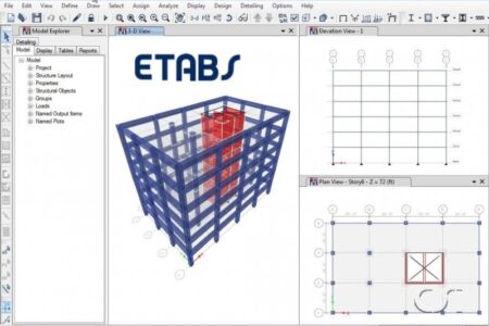 آموزش مدلسازی سازه در ETABS از صفر