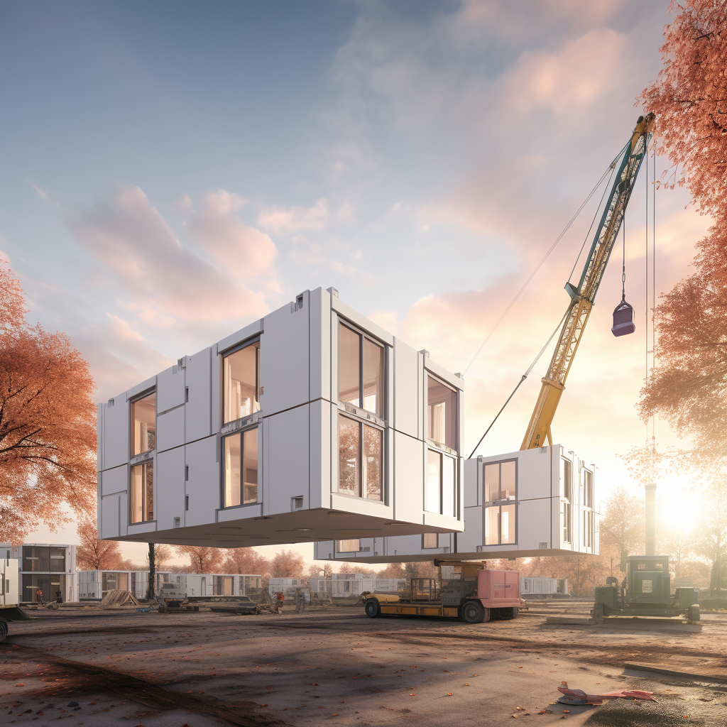 نقشه دیجیتال BIM برای طراحی ساختمان ماژولار، نمایش جزئیات ساخت و برنامهریزی دقیق